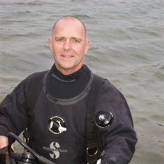 Dive club event, Scuba diver