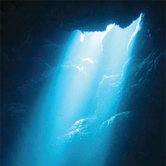 Underwater photographer Juliette Claro, cave