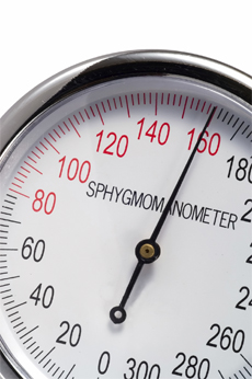 Sphygmomanometer - that thing what the doc reads your blood pressure with, innit