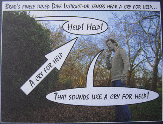 Issue 3 archive - Photostory - Dive Instruct-or, The Aquatic Love Hero