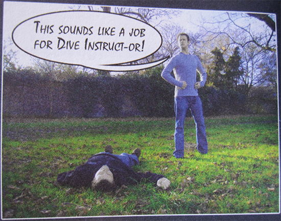 Issue 3 archive - Photostory - Dive Instruct-or, The Aquatic Love Hero
