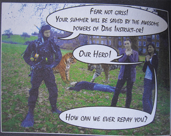 Issue 3 archive - Photostory - Dive Instruct-or, The Aquatic Love Hero