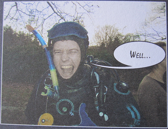 Issue 3 archive - Photostory - Dive Instruct-or, The Aquatic Love Hero