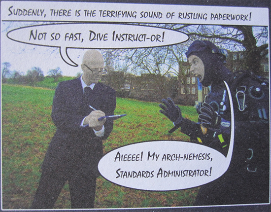 Issue 3 archive - Photostory - Dive Instruct-or, The Aquatic Love Hero
