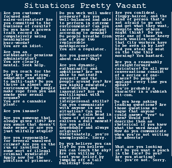 Issue 4 archive - Situations Pretty Vacant