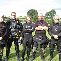 Chesham BSAC get 'Digging for Britain' for the BBC